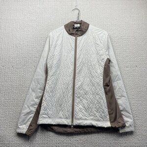 Louis Garneau Cross Country Ski Quilted Jacket Wom XL Softshell Winter XC White